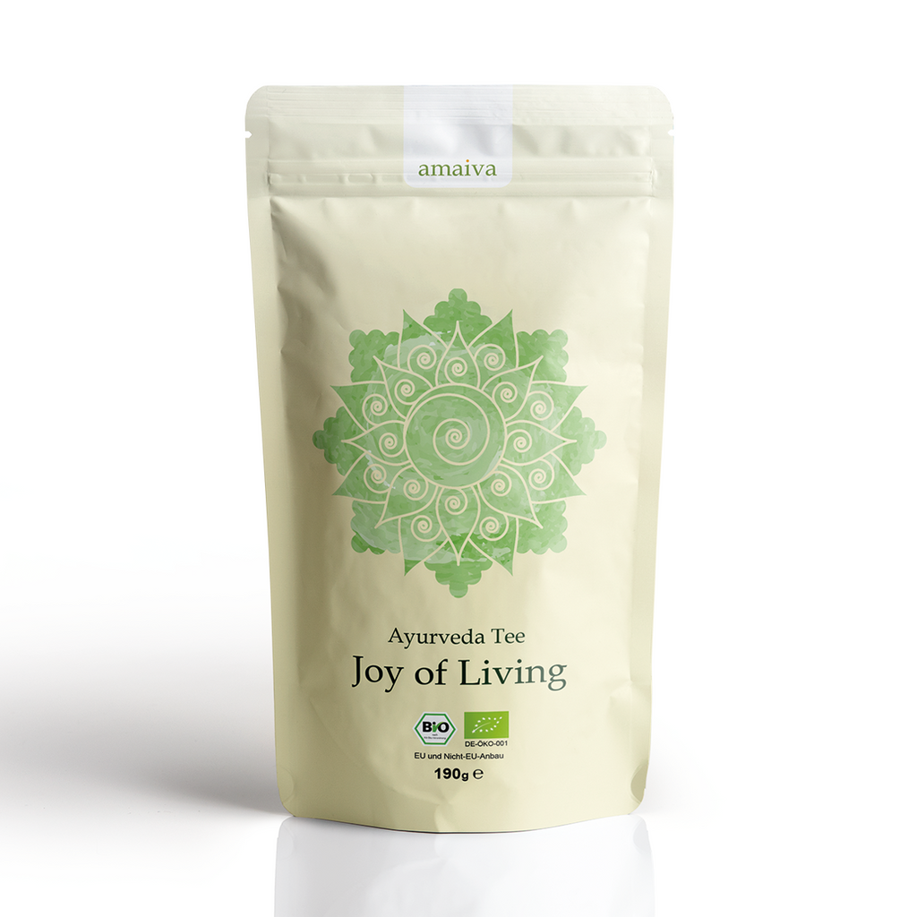 190g Beutel Ayurveda Tee Joy of Living Front