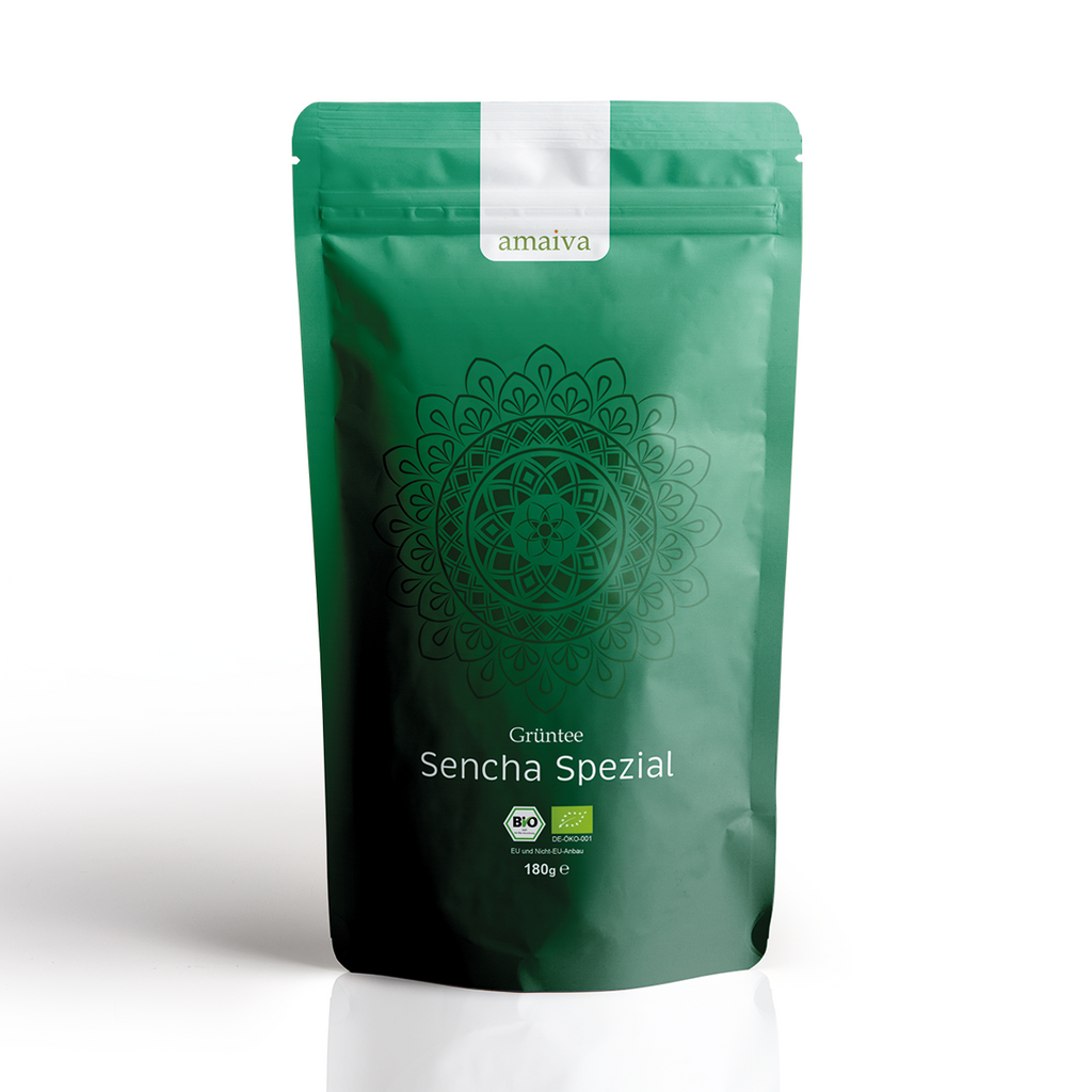 180g Beutel Grünte Sencha Spezial Front
