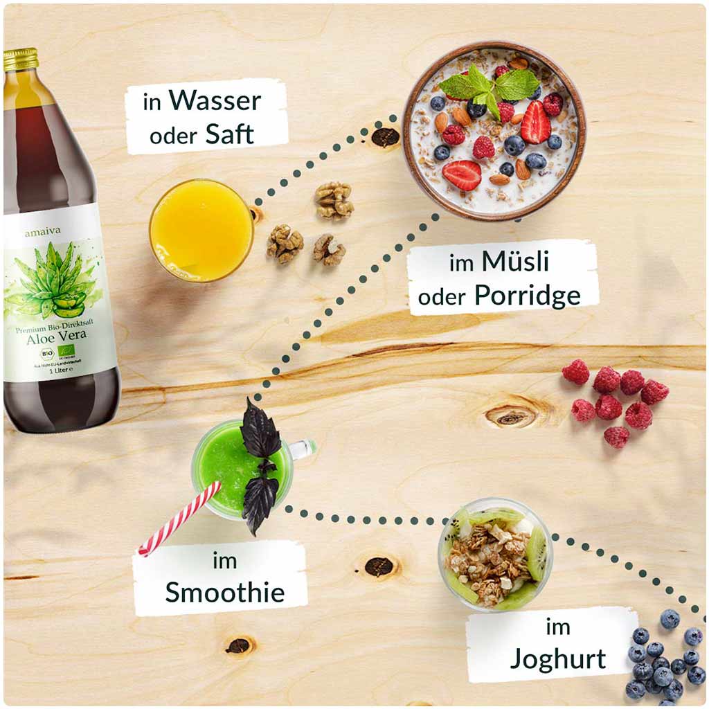 aloe vera saft wofür Bio Aloe Vera Saft