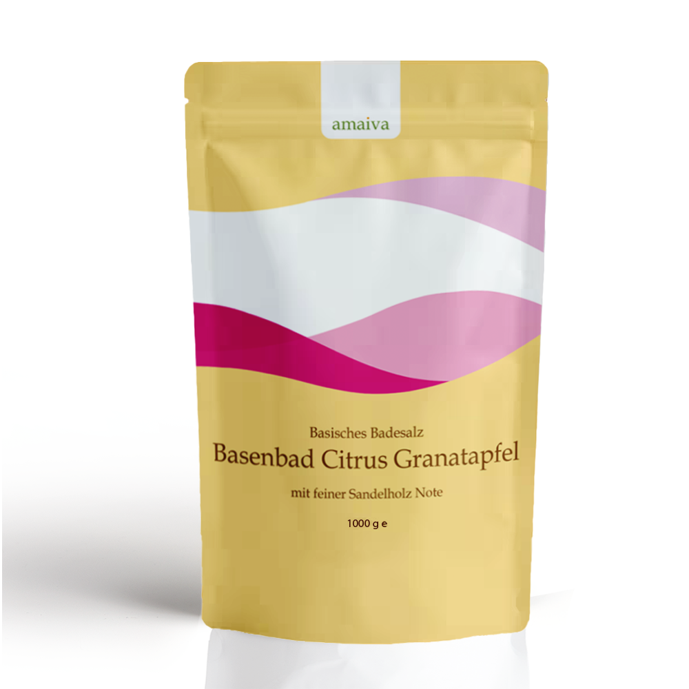 Basisches Badesalz "Basenbad Citrus Granatapfel"