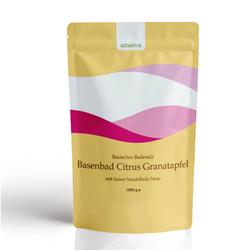 Basisches Badesalz "Basenbad Citrus Granatapfel"