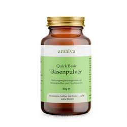 Basenpulver Braunglasflasche